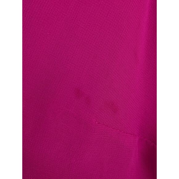 City Chic Dress Maxi Ruffle Flirty Detail Shock Pink Boho Feminine Sexy Size 18 - Picture 11 of 15